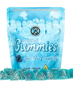 GUMMIES - SOUR BLUE RASPBERRY